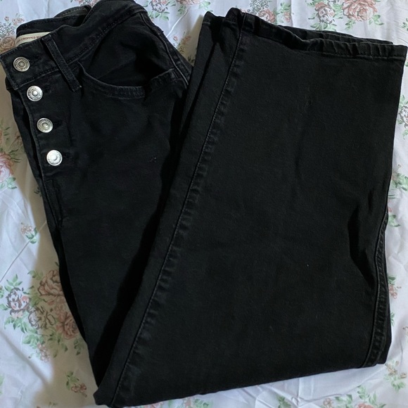 Mile High Cropped Wide Leg Levi Strauss&co - Picture 2 of 3